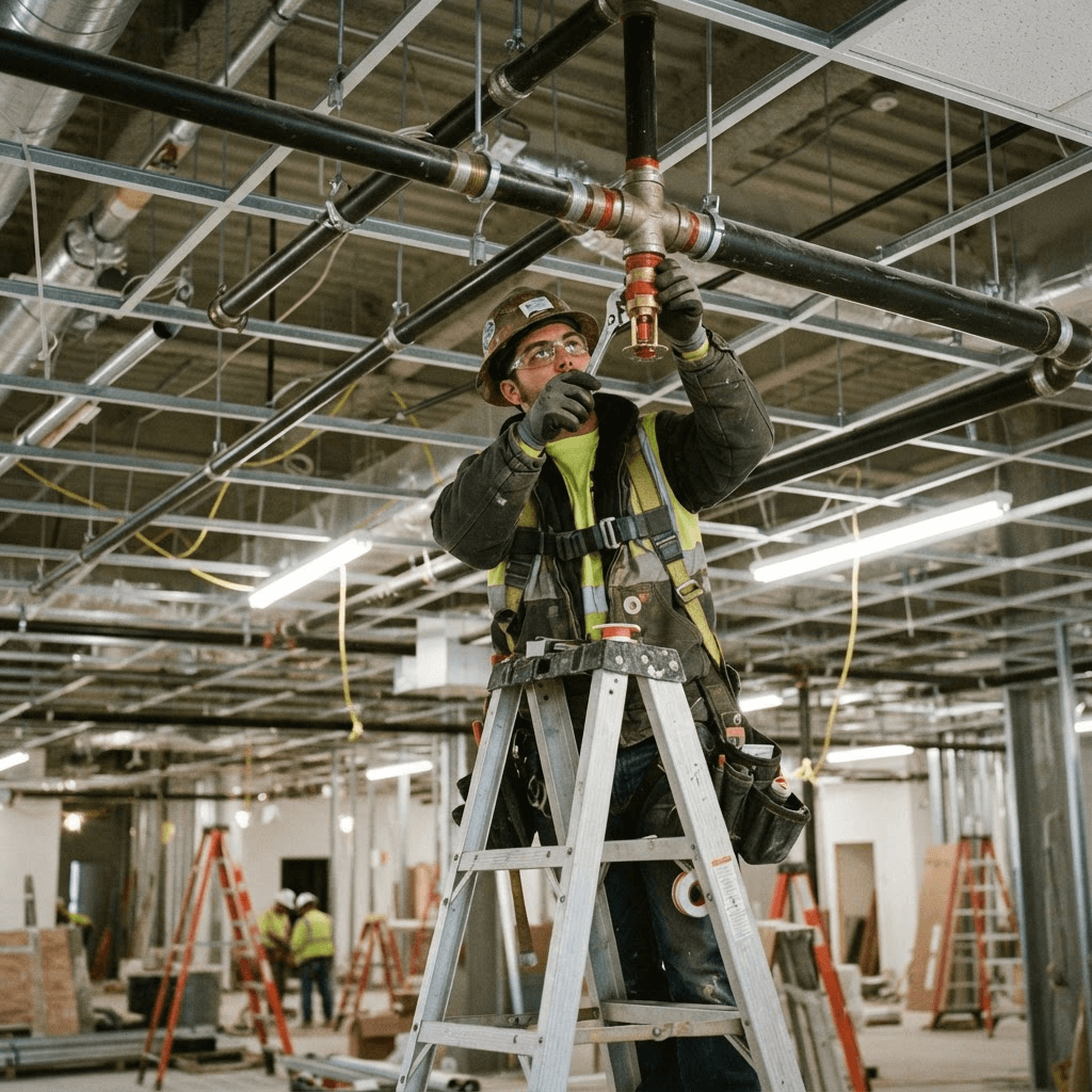Fire protection system installation by Fire Safety and Service