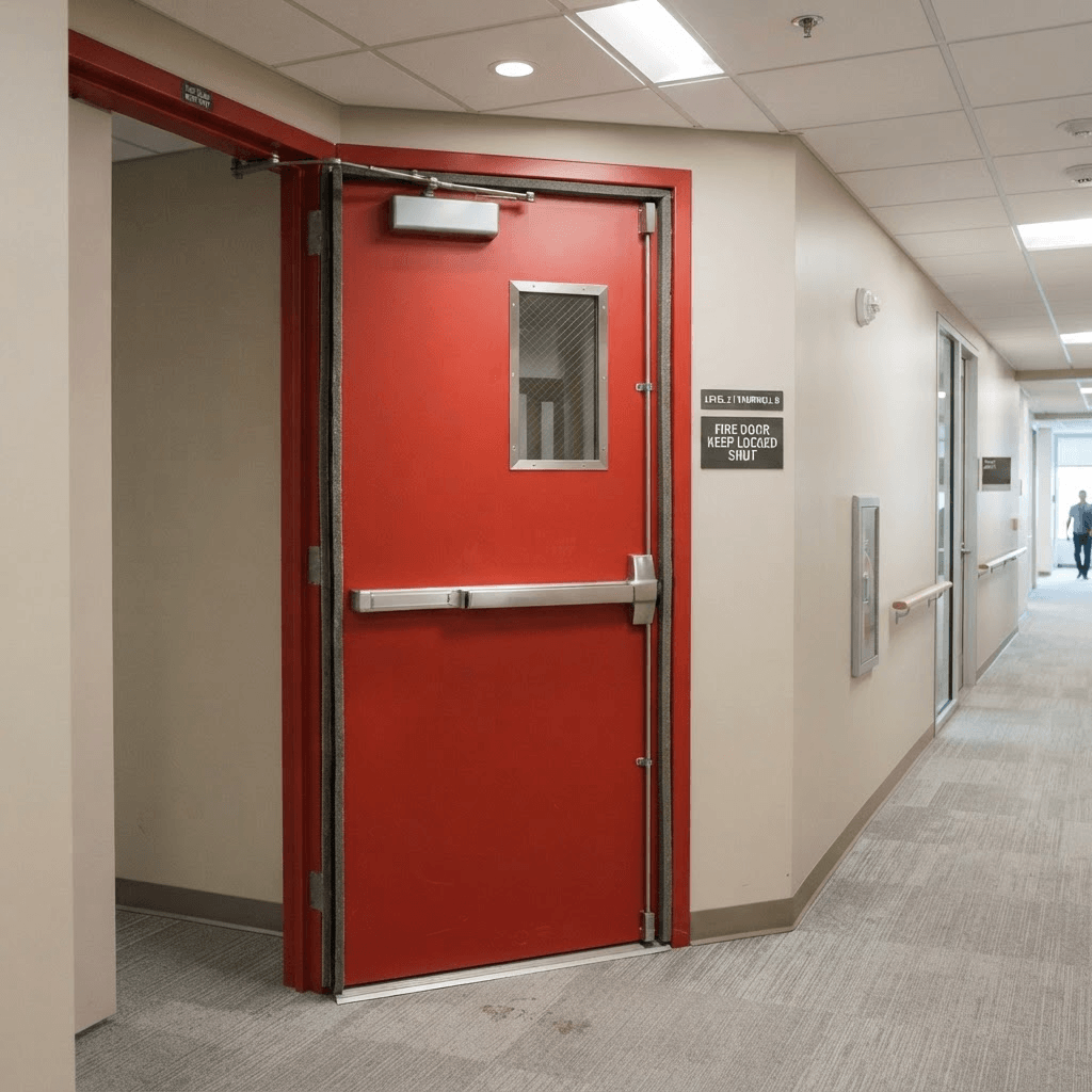 Fire doors and compartmentation