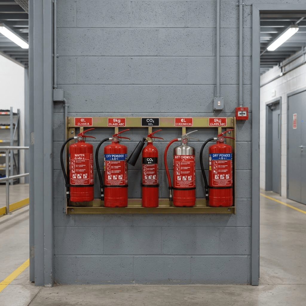 Portable fire extinguishers