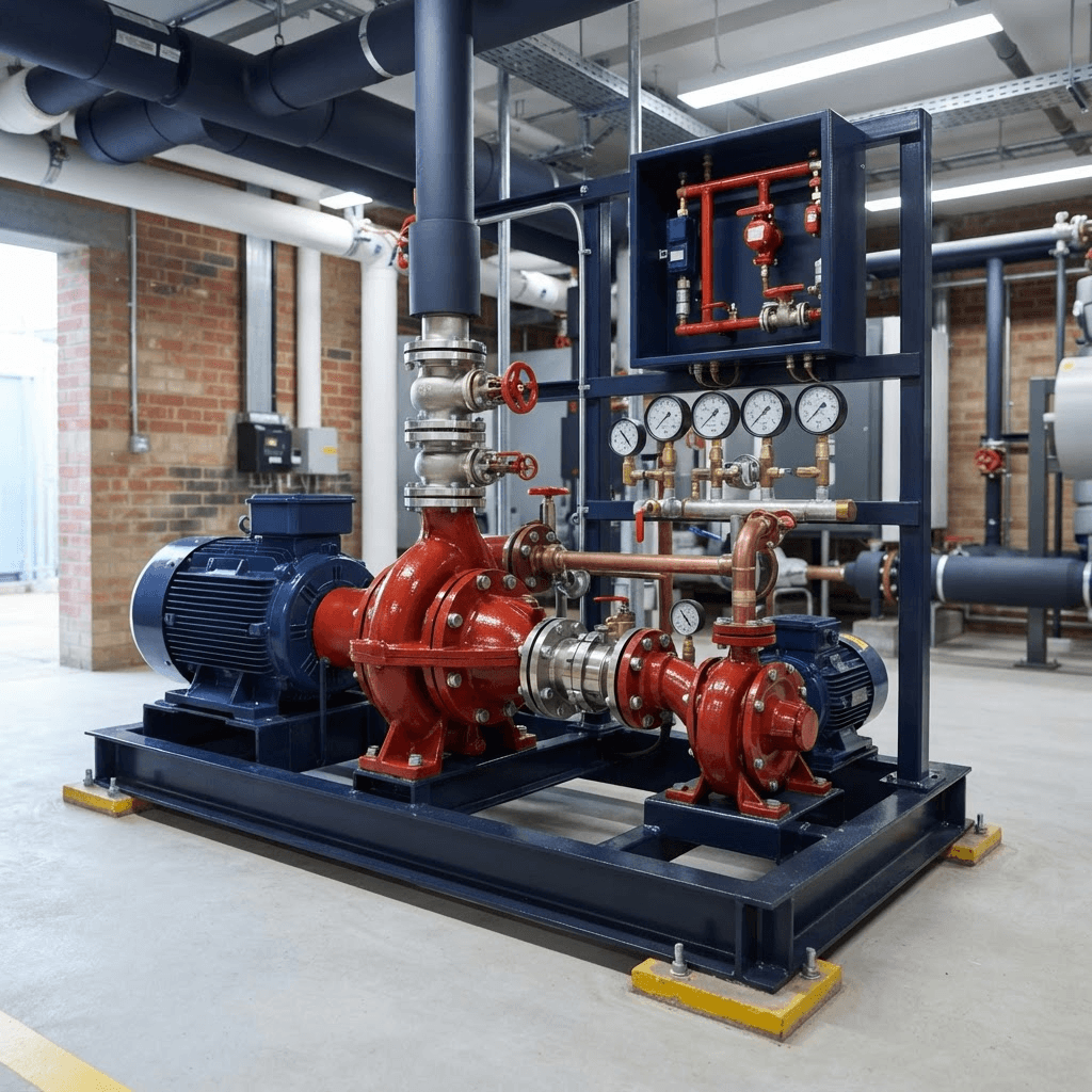 Fire pump sets and controllers